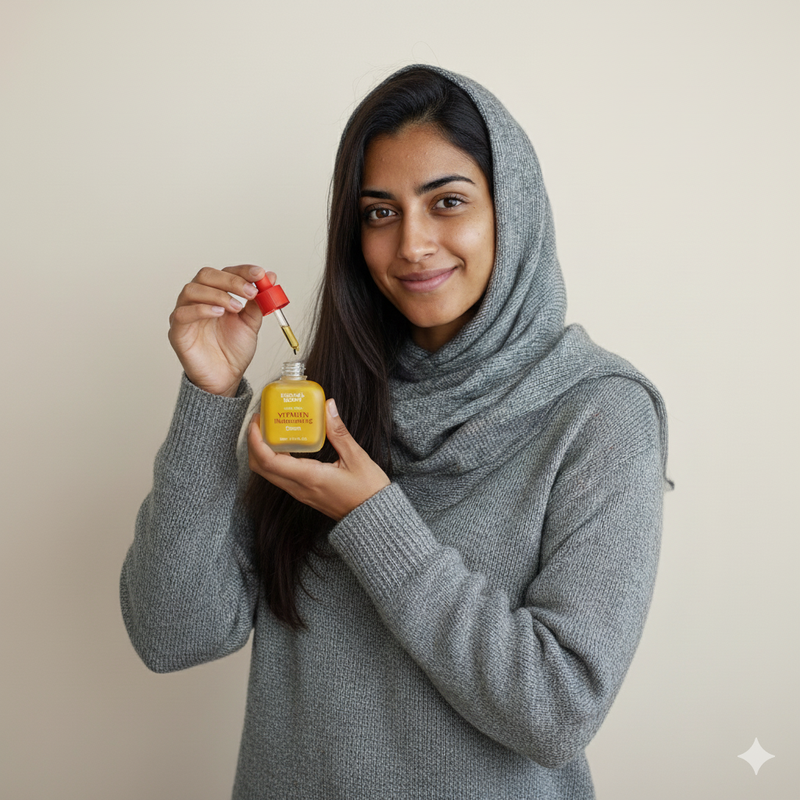 سيروم التفتيح والتجديد بفيتامين سي من ايكوال بيري