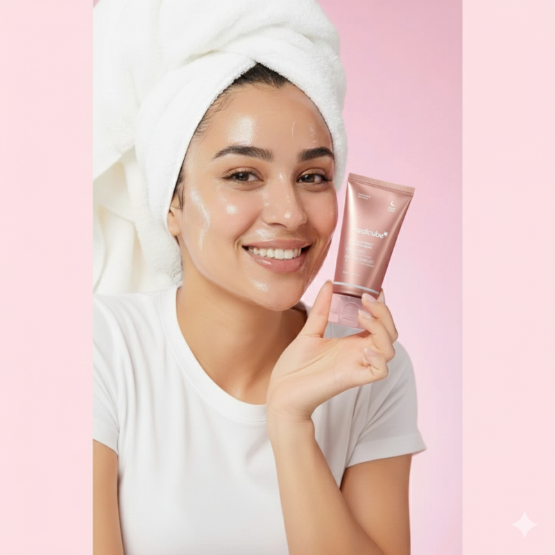 ماسك الليل بالكولاجين من ميدكيوب – لترطيب وشد البشرة أثناء النوم