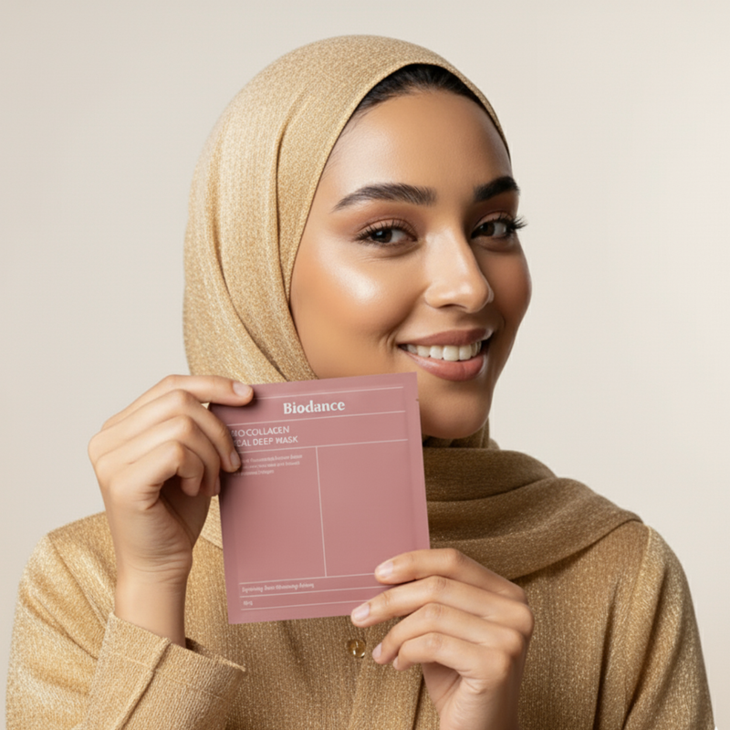 قناع الكولاجين لترطيب البشرة وشدّها من بيو دانس (تحتوي العبوة على ٤ أقنعة)